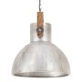 Lámpara colgante industrial 25 W plateada redonda 40 cm E27 de vidaXL, Lámparas - Ref: Foro24-320529, Precio: 93,06 €, Descue...