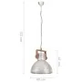 Lámpara colgante industrial 25 W plateada redonda 40 cm E27 de vidaXL, Lámparas - Ref: Foro24-320529, Precio: 87,80 €, Descue...
