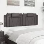 Gray synthetic leather padded bed headboard 160 cm by , Headboards and footboards - Ref: Foro24-374800, Price: 60,75 €, Disco...