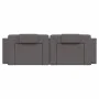 Gepolstertes Bettkopfteil aus grauem Kunstleder, 160 cm von , Kopf- und Fußteile - Ref: Foro24-374800, Preis: 60,75 €, Rabatt: %