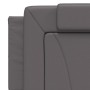 Cabecero de cama acolchado cuero sintético gris 160 cm de , Cabeceros y pies de cama - Ref: Foro24-374800, Precio: 65,38 €, D...