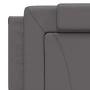 Gray synthetic leather padded bed headboard 160 cm by , Headboards and footboards - Ref: Foro24-374800, Price: 60,75 €, Disco...