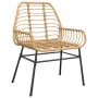 Sillones de jardín 2 unidades ratán sintético marrón de , Sillas de jardín - Ref: Foro24-369092, Precio: 121,36 €, Descuento: %