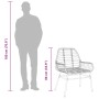 Sillones de jardín 2 unidades ratán sintético marrón de , Sillas de jardín - Ref: Foro24-369092, Precio: 121,36 €, Descuento: %