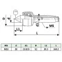 Contrapunto rotativo MT3 de vidaXL, Abrazaderas y tornillos - Ref: Foro24-146693, Precio: 39,14 €, Descuento: %
