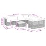 Set de muebles de jardín 9 pzas y cojines ratán sintético gris de , Conjuntos de jardín - Ref: Foro24-3261777, Precio: 736,25...