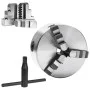 Selbstzentrierendes 3-Backen-Drehfutter 125 mm aus Stahl von vidaXL, Klammern und Schrauben - Ref: Foro24-146706, Preis: 111,...