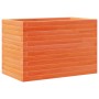 Jardinera de madera maciza de pino marrón cera 70x40x46 cm de , Maceteros y jardineras - Ref: Foro24-3282441, Precio: 131,59 ...