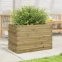 Jardinera de madera de pino impregnada 70x40x46 cm de , Maceteros y jardineras - Ref: Foro24-3282443, Precio: 117,20 €, Descu...