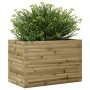 Jardinera de madera de pino impregnada 70x40x46 cm de , Maceteros y jardineras - Ref: Foro24-3282443, Precio: 119,26 €, Descu...