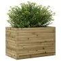 Jardinera de madera de pino impregnada 70x40x46 cm de , Maceteros y jardineras - Ref: Foro24-3282443, Precio: 117,20 €, Descu...