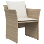 Sillón de jardín con reposapiés ratán sintético beige de , Conjuntos de jardín - Ref: Foro24-368620, Precio: 121,12 €, Descue...