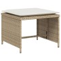 Sillón de jardín con reposapiés ratán sintético beige de , Conjuntos de jardín - Ref: Foro24-368620, Precio: 121,12 €, Descue...