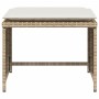 Sillón de jardín con reposapiés ratán sintético beige de , Conjuntos de jardín - Ref: Foro24-368620, Precio: 121,12 €, Descue...