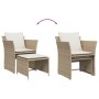 Sillón de jardín con reposapiés ratán sintético beige de , Conjuntos de jardín - Ref: Foro24-368620, Precio: 121,12 €, Descue...