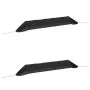 2 Stück Tunnel aus schwarzem Stahl- und Polyethylengeflecht von , Laubdecke - Ref: Foro24-3281496, Preis: 40,40 €, Rabatt: %