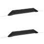 Túneles de malla 2 uds de acero negro y polietileno de , Mantillo - Ref: Foro24-3281496, Precio: 41,21 €, Descuento: %