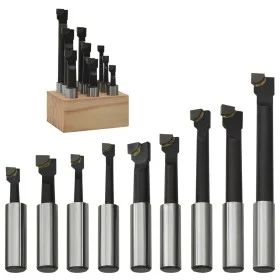 9-piece 12 mm drill bit set with wooden base by vidaXL, Cutters - Ref: Foro24-146682, Price: 38,99 €, Discount: %