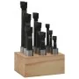9-piece 12 mm drill bit set with wooden base by vidaXL, Cutters - Ref: Foro24-146682, Price: 38,99 €, Discount: %