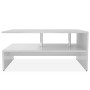 Mesa de centro de madera contrachapada 90x59x42cm blanca en Mesas de centro | Comprar online en Foru.es