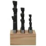 9-piece 12 mm drill bit set with wooden base by vidaXL, Cutters - Ref: Foro24-146682, Price: 38,99 €, Discount: %