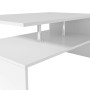 Mesa de centro de madera contrachapada 90x59x42cm blanca en Mesas de centro | Comprar online en Foru.es