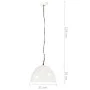 Lámpara colgante vintage 25 W blanca redonda 31 cm E27 de vidaXL, Lámparas - Ref: Foro24-320549, Precio: 28,31 €, Descuento: %