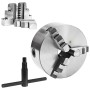 Mandril de torno autocentrante de 3 mordazas 160 mm acero de vidaXL, Abrazaderas y tornillos - Ref: Foro24-146707, Precio: 15...
