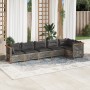 Set de muebles de jardín 6 pzas y cojines ratán sintético gris de , Conjuntos de jardín - Ref: Foro24-3261849, Precio: 522,08...