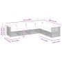 Set de muebles de jardín 6 pzas y cojines ratán sintético gris de , Conjuntos de jardín - Ref: Foro24-3261861, Precio: 522,08...