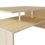 Mesa de centro de madera de ingeniería blanca 90x59x42 cm en Mesas de centro | Comprar online en Foru.es