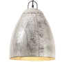 Lámpara colgante industrial redonda 25 W plateada 32 cm E27 de vidaXL, Lámparas - Ref: Foro24-320559, Precio: 49,86 €, Descue...