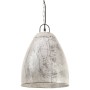 Lámpara colgante industrial redonda 25 W plateada 32 cm E27 de vidaXL, Lámparas - Ref: Foro24-320559, Precio: 49,86 €, Descue...