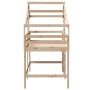 Cama alta con escalera y techo madera maciza de pino 90x200 cm de , Camas y somieres - Ref: Foro24-3281988, Precio: 246,34 €,...