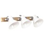 Lámpara de pared industrial blanca 65x25 cm E27 de vidaXL, Lámparas - Ref: Foro24-320517, Precio: 67,46 €, Descuento: %