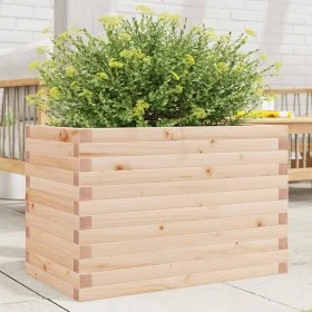 Jardinera madera maciza de pino 70x40x46 cm de , Maceteros y jardineras - Ref: Foro24-3282439, Precio: 108,77 €, Descuento: %