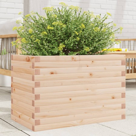 Jardinera madera maciza de pino 70x40x46 cm de , Maceteros y jardineras - Ref: Foro24-3282439, Precio: 110,51 €, Descuento: %