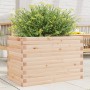 Jardinera madera maciza de pino 70x40x46 cm de , Maceteros y jardineras - Ref: Foro24-3282439, Precio: 110,51 €, Descuento: %