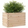 Jardinera madera maciza de pino 70x40x46 cm de , Maceteros y jardineras - Ref: Foro24-3282439, Precio: 108,77 €, Descuento: %