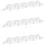 Túneles de malla 3 uds fibra de vidrio y PP 1,5x5 m de , Invernaderos - Ref: Foro24-3281499, Precio: 100,26 €, Descuento: %