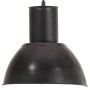 Lámpara colgante redonda negra 25 W 28,5 cm E27 de vidaXL, Lámparas - Ref: Foro24-320569, Precio: 28,44 €, Descuento: %