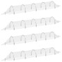 Túneles de malla 4 uds fibra de vidrio y PP 1,5x5 m de , Invernaderos - Ref: Foro24-3281503, Precio: 127,46 €, Descuento: %