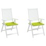 Cojines de silla de jardín 2 uds tela Oxford verde 50x50x3 cm de , Cojines para sillas y sofás - Ref: Foro24-314062, Precio: ...