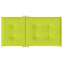Cojín silla jardín respaldo bajo 2 uds tela Oxford verde claro de , Cojines para sillas y sofás - Ref: Foro24-314146, Precio:...