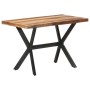 Mesa de comedor de madera acacia acabado miel 120x60x75 cm de , Mesas de cocina y de comedor - Ref: Foro24-321545, Precio: 24...