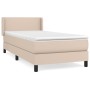 Cama box spring con colchón cuero sintético capuchino 90x190 cm de , Camas y somieres - Ref: Foro24-3130636, Precio: 302,49 €...