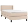 Box spring bed with cappuccino synthetic leather mattress 90x190 cm by , Beds and slatted bases - Ref: Foro24-3130636, Price:...