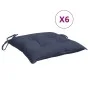 Cojines para silla 6 uds tela Oxford azul marino 40x40x7 cm de , Cojines para sillas y sofás - Ref: Foro24-378857, Precio: 47...