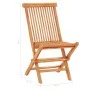 Set de bistró 3 pzas con cojines negros madera maciza de teca de , Conjuntos de jardín - Ref: Foro24-3063232, Precio: 203,24 ...