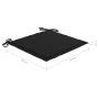 Set de bistró 3 pzas con cojines negros madera maciza de teca de , Conjuntos de jardín - Ref: Foro24-3063232, Precio: 203,24 ...